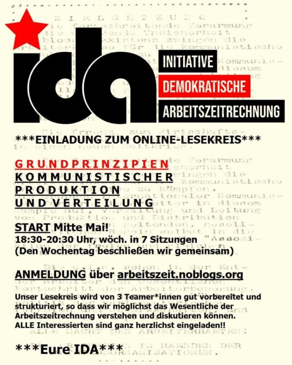 Flyer Lesekreis 2023